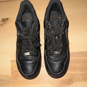 Black Nike Airforce 1s(SOLD NOT AVAILABLE)
